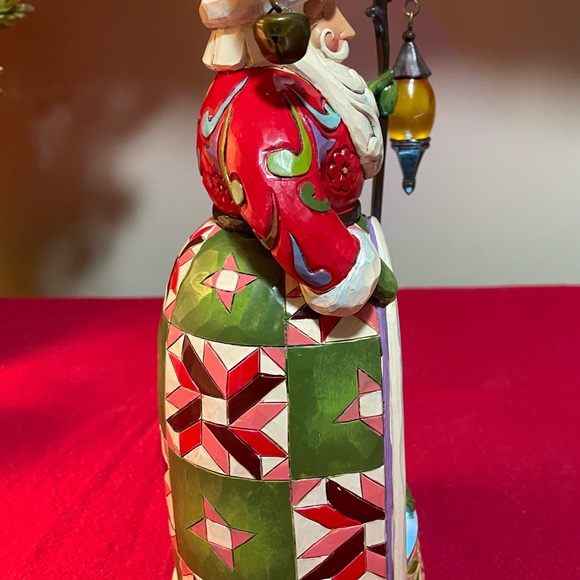 Jim Shore Santa Christmas Magic Is All Around Color Changing Light Decoration - Picture 5 of 8